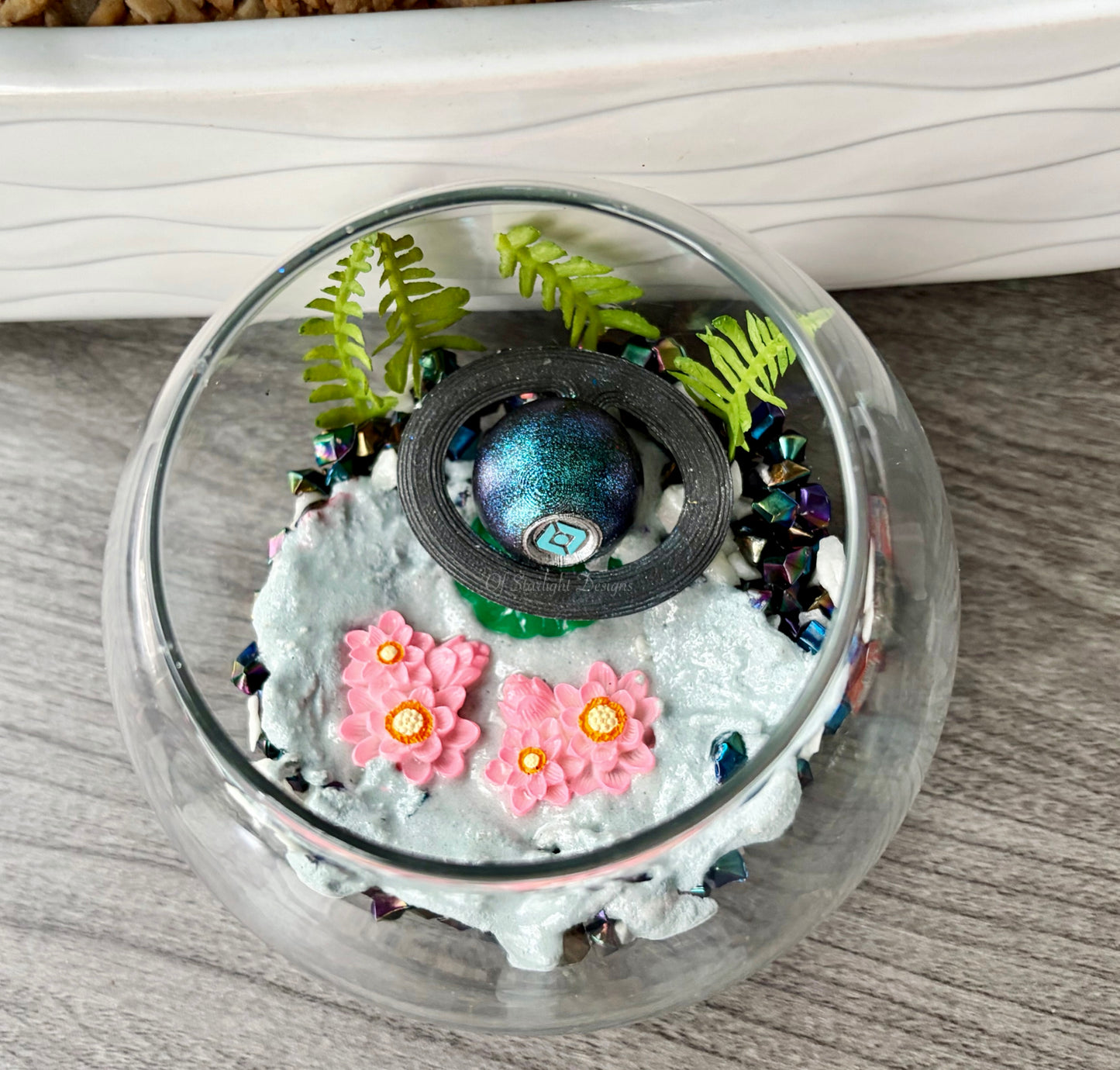 Meditation Pond Little Light Glass Orb