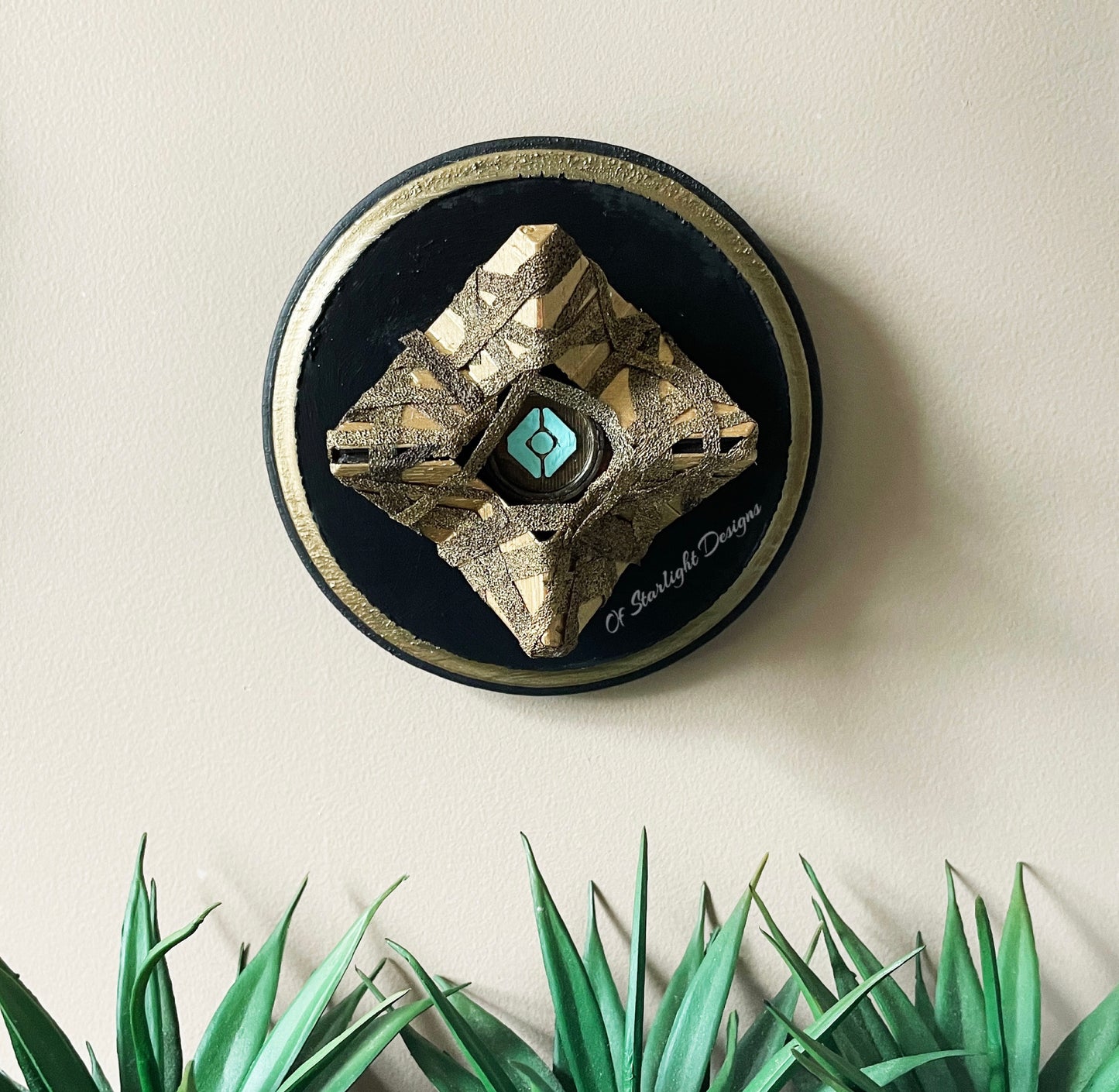 Restless Wooden Plaque