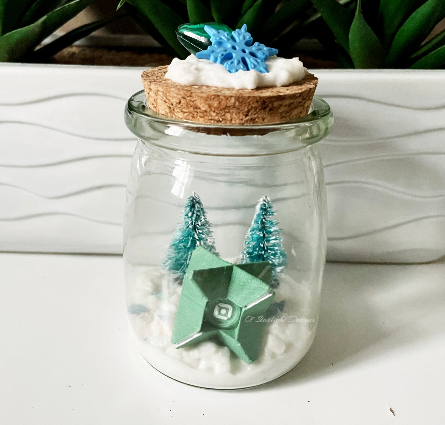 Snowy Little Light Jar