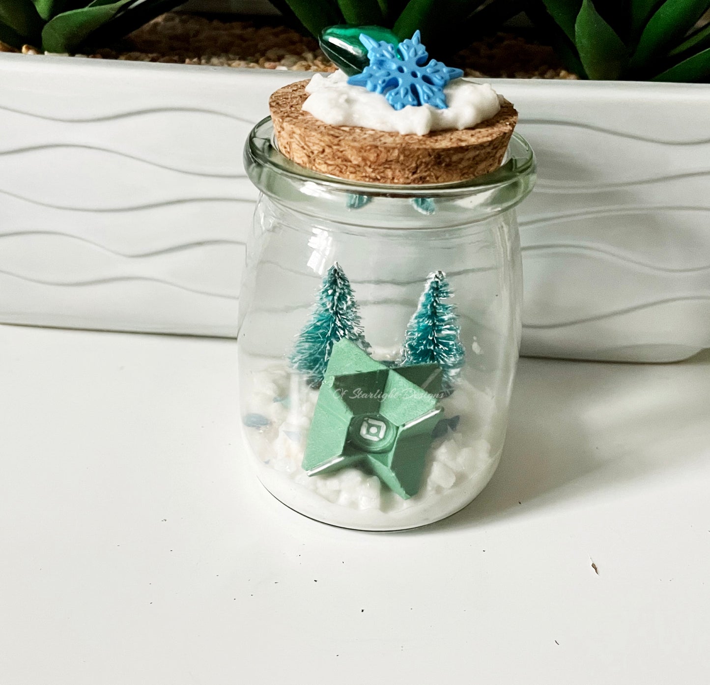Snowy Little Light Jar