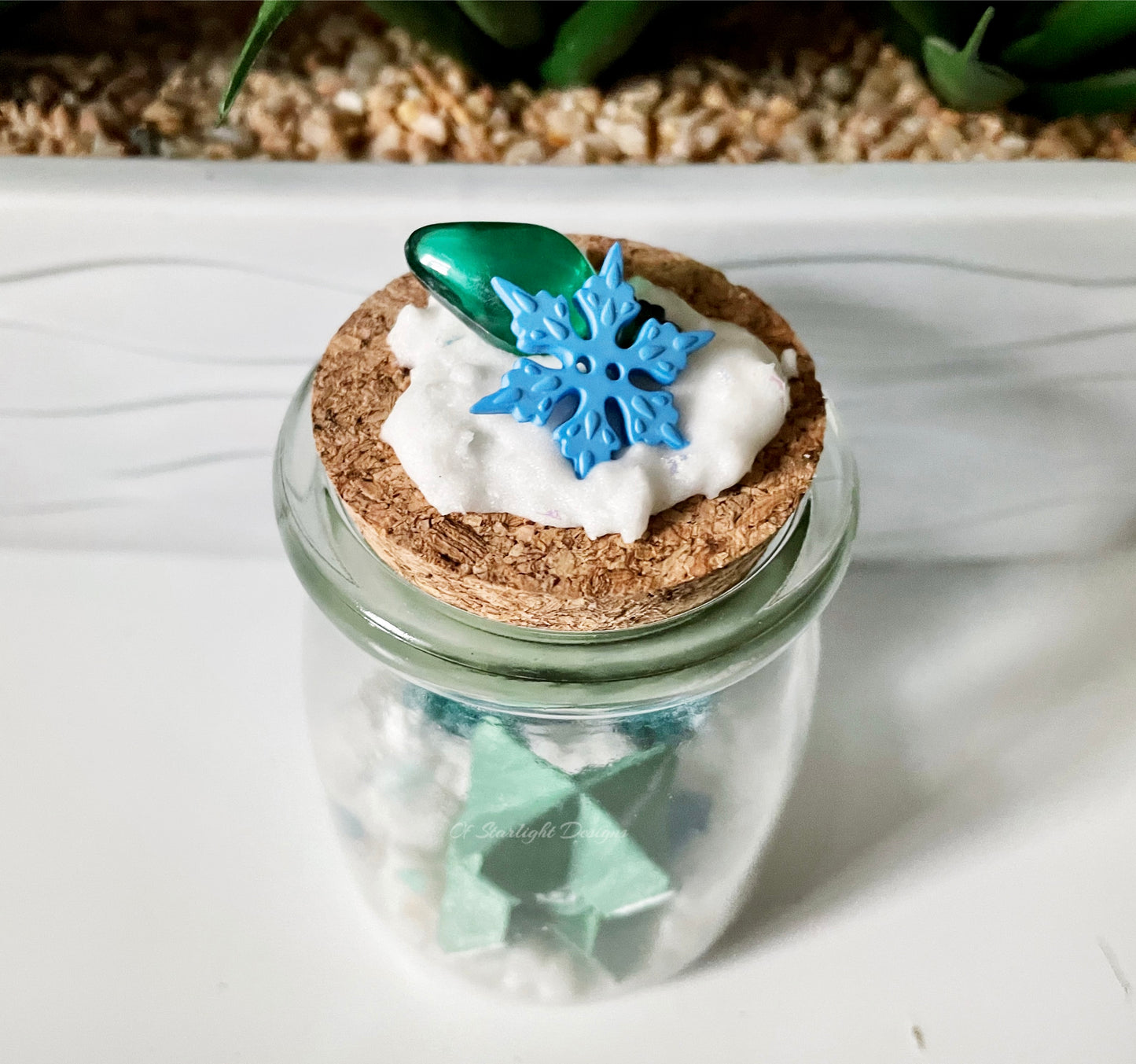 Snowy Little Light Jar