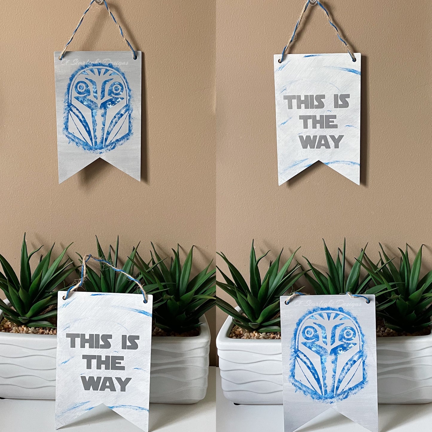 Mando Hanging Banner Signs