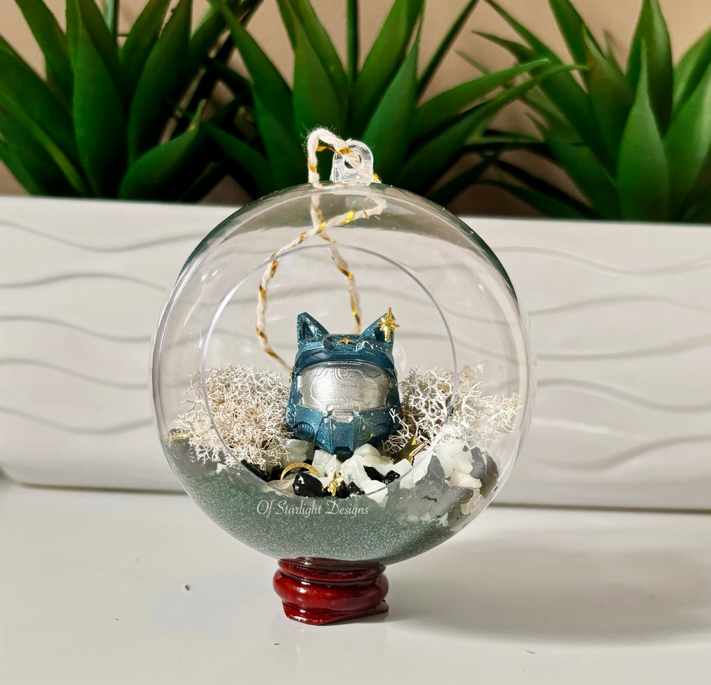 Space Cat MIA Terrarium Orb