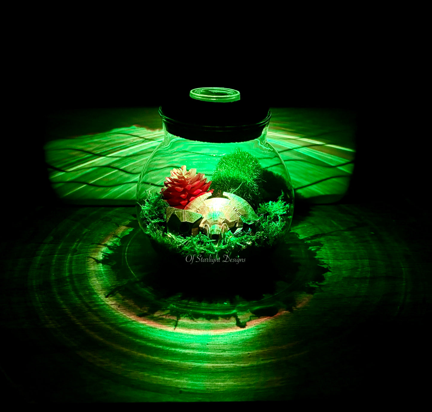 Black Garden Light Light Orb