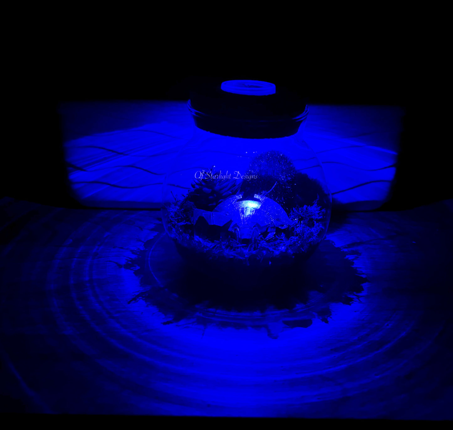 Black Garden Light Light Orb