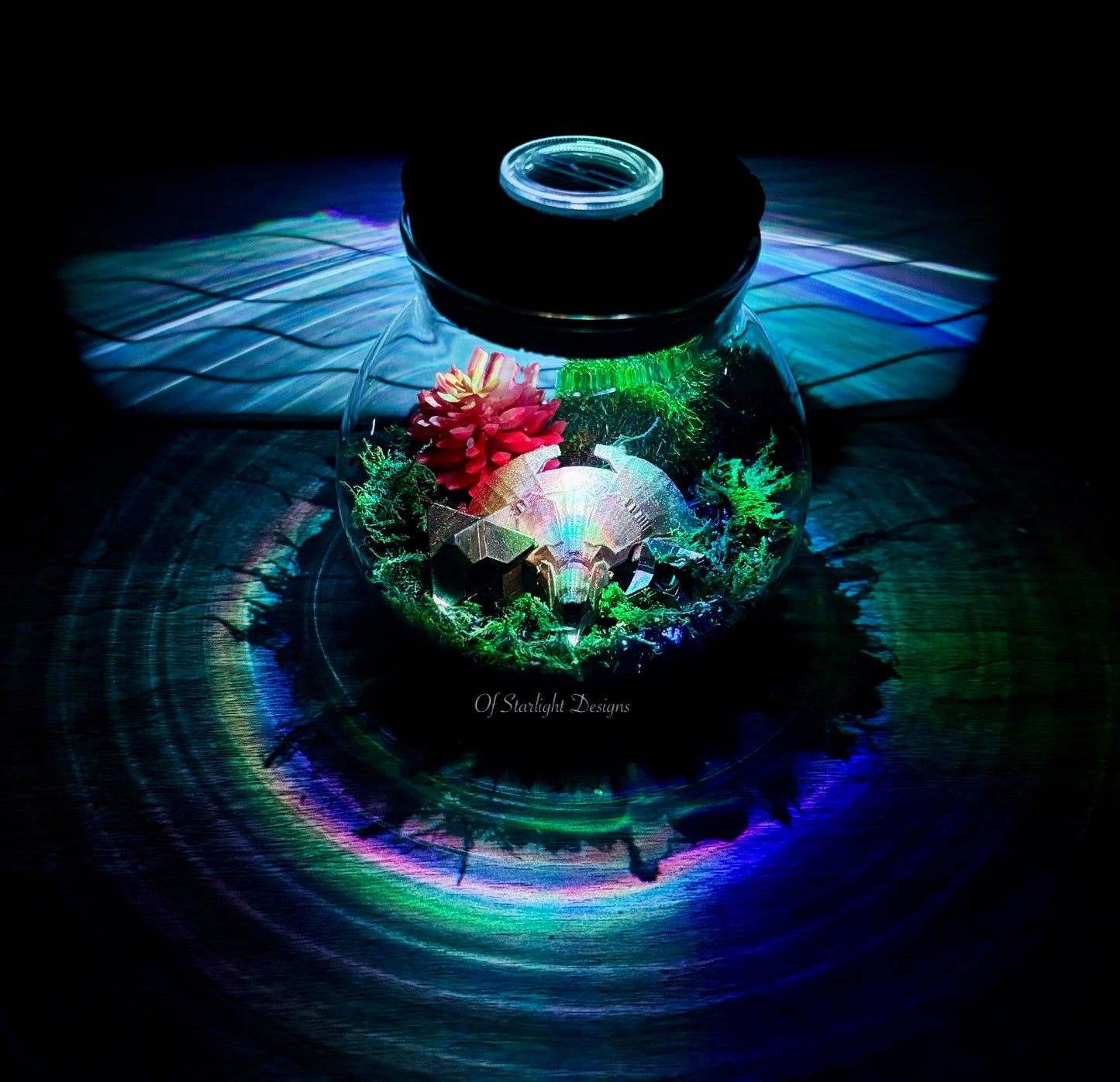 Black Garden Light Light Orb