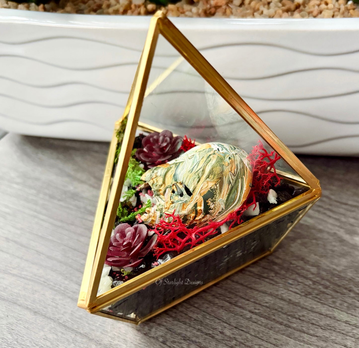 Melting Arcadia Triangle Terrarium