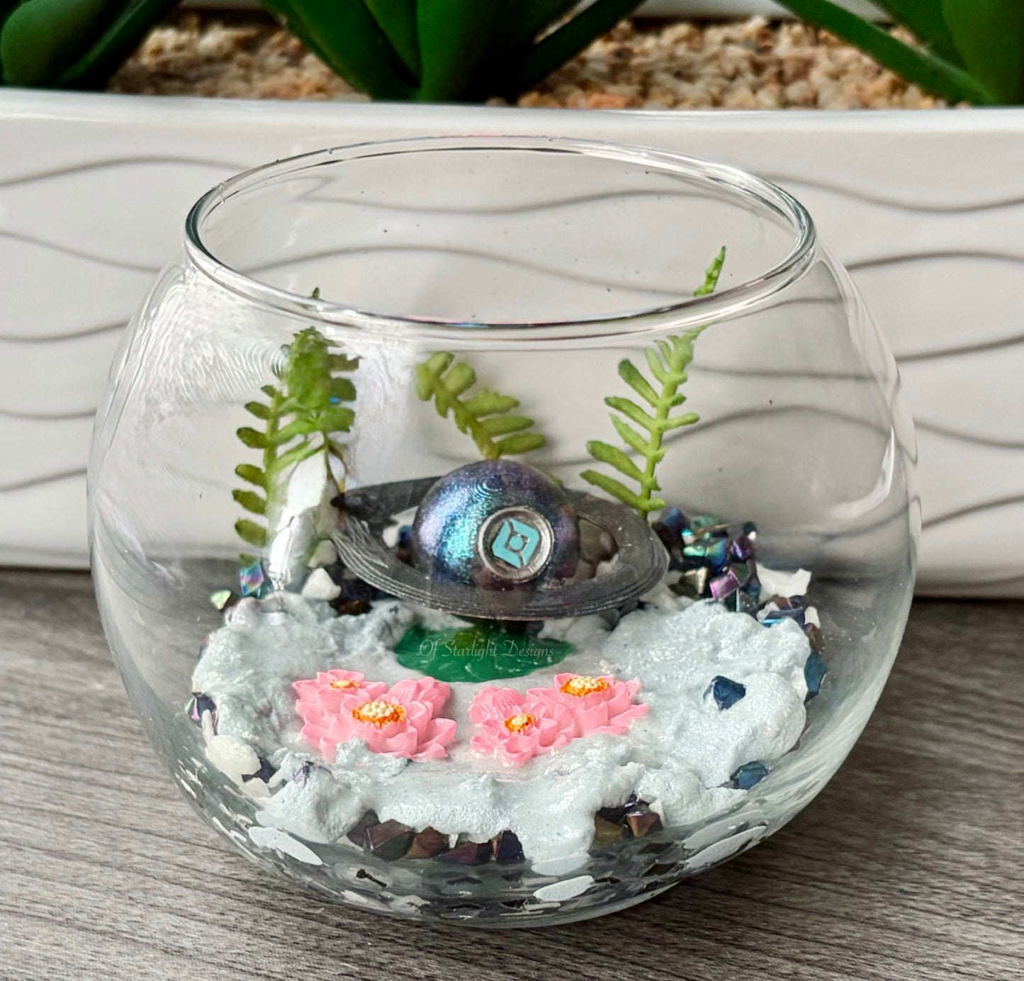 Meditation Pond Little Light Glass Orb