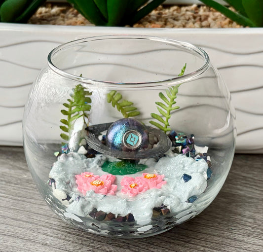Meditation Pond Little Light Glass Orb