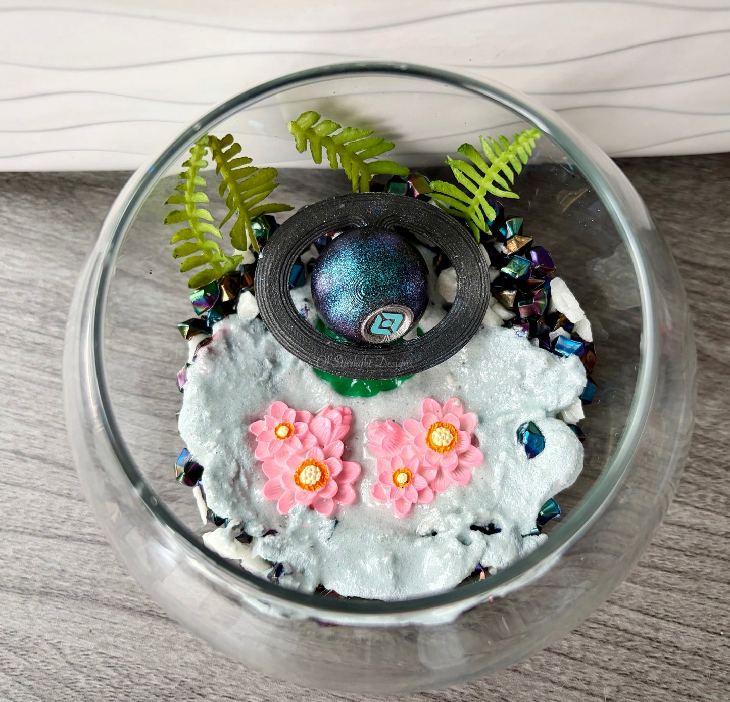 Meditation Pond Little Light Glass Orb