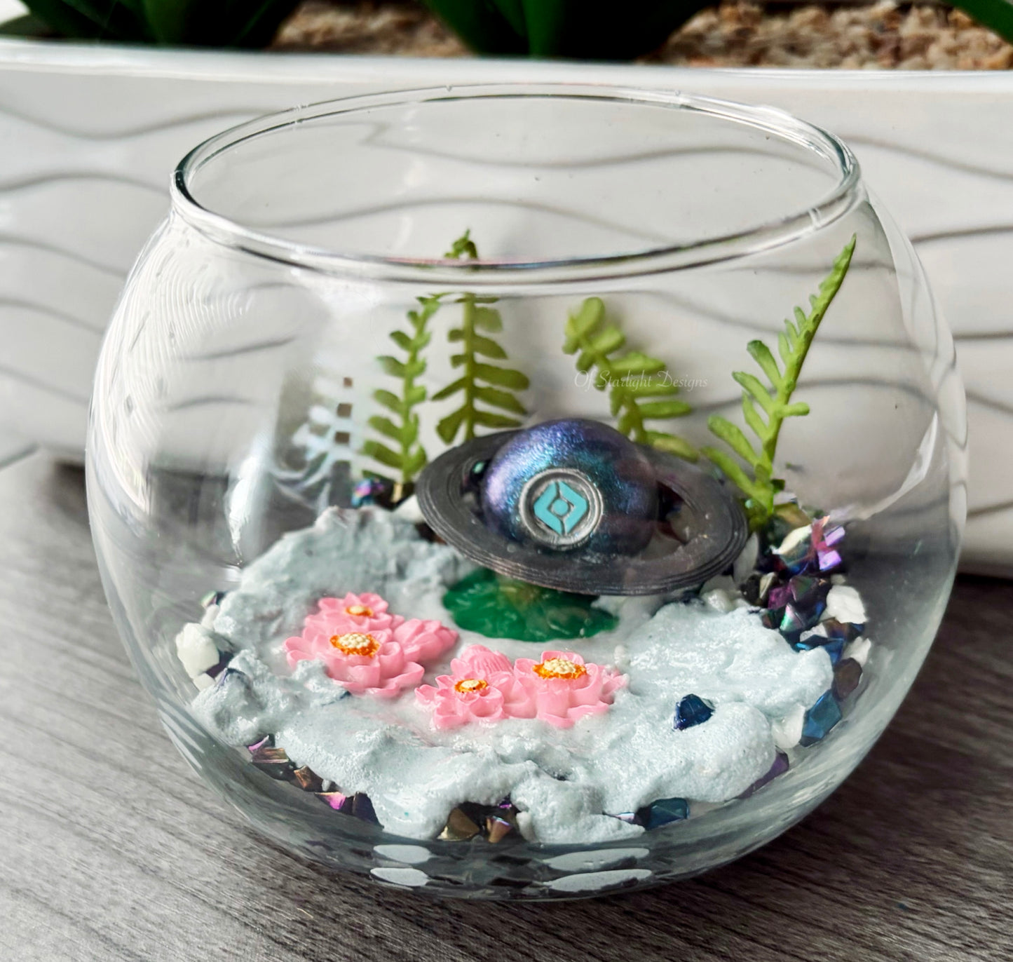 Meditation Pond Little Light Glass Orb