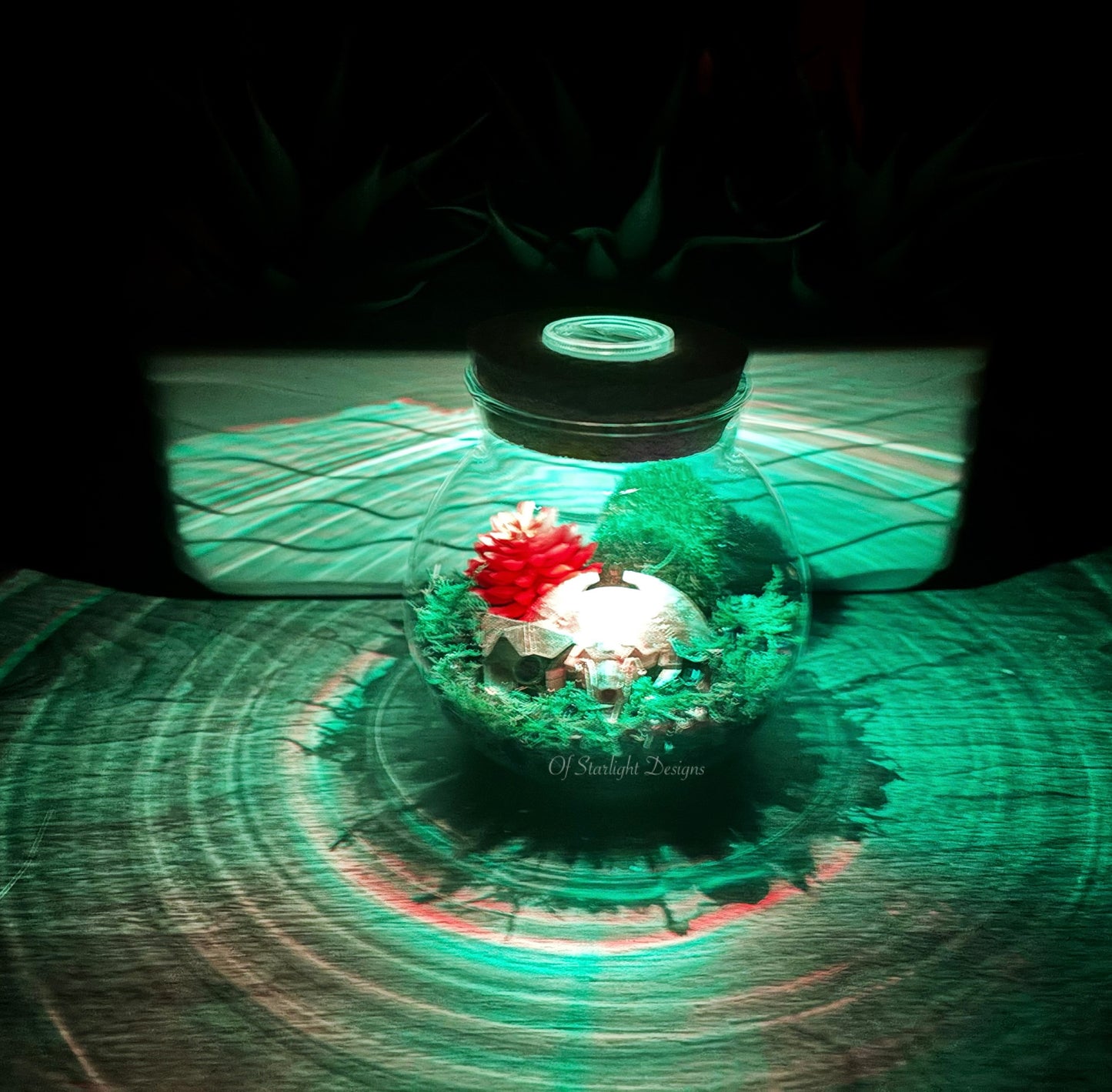 Black Garden Light Light Orb