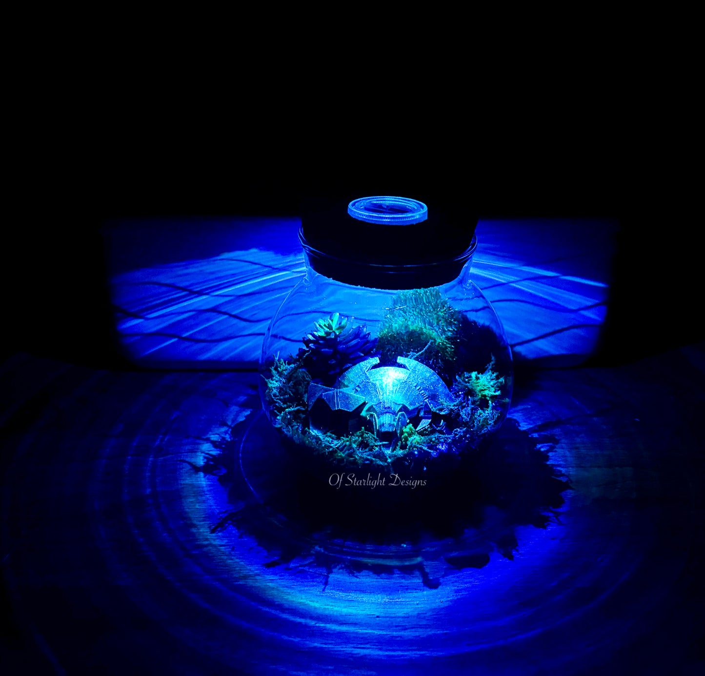 Black Garden Light Light Orb