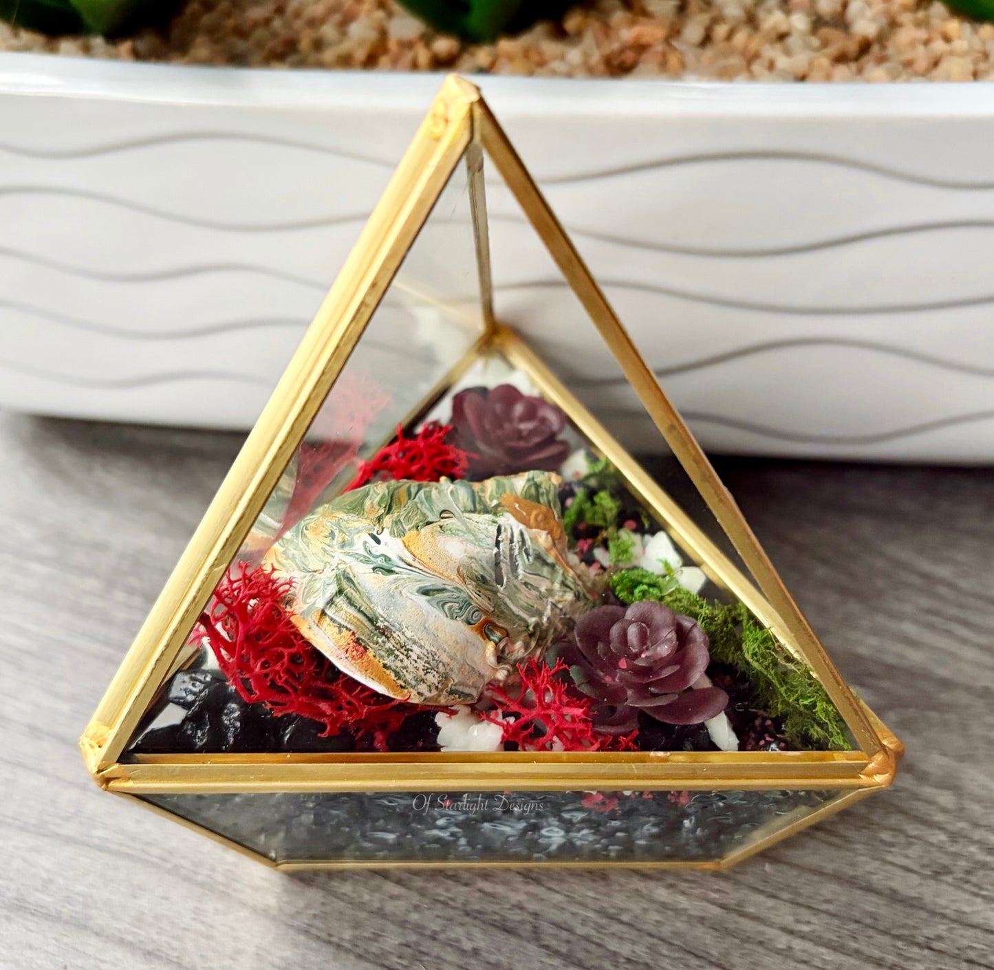 Melting Arcadia Triangle Terrarium