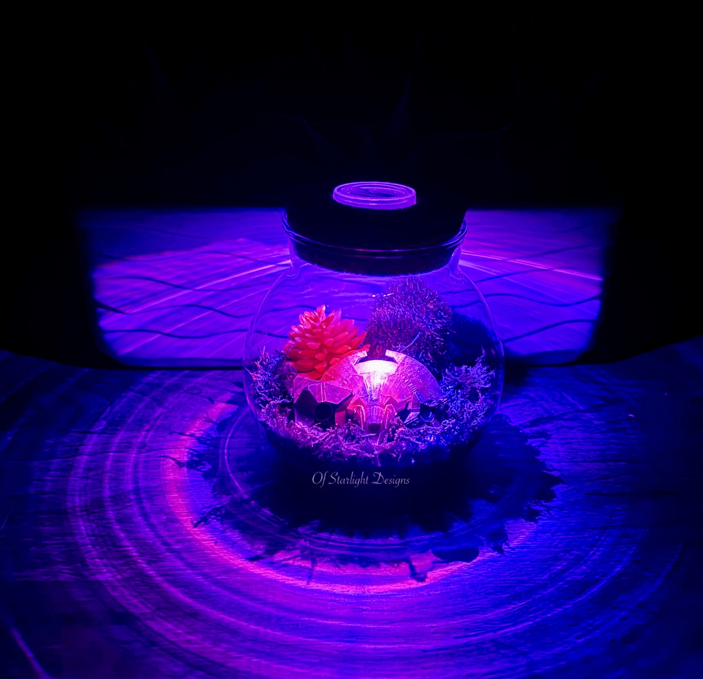 Black Garden Light Light Orb