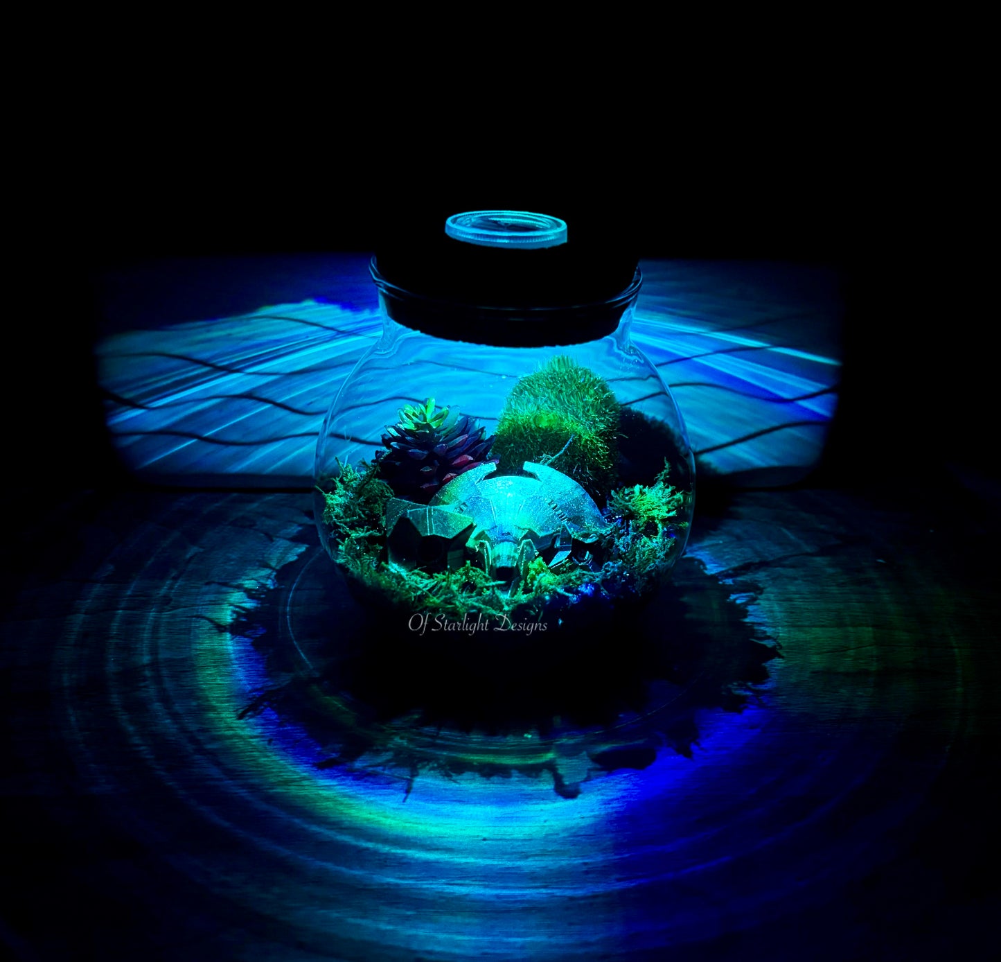 Black Garden Light Light Orb