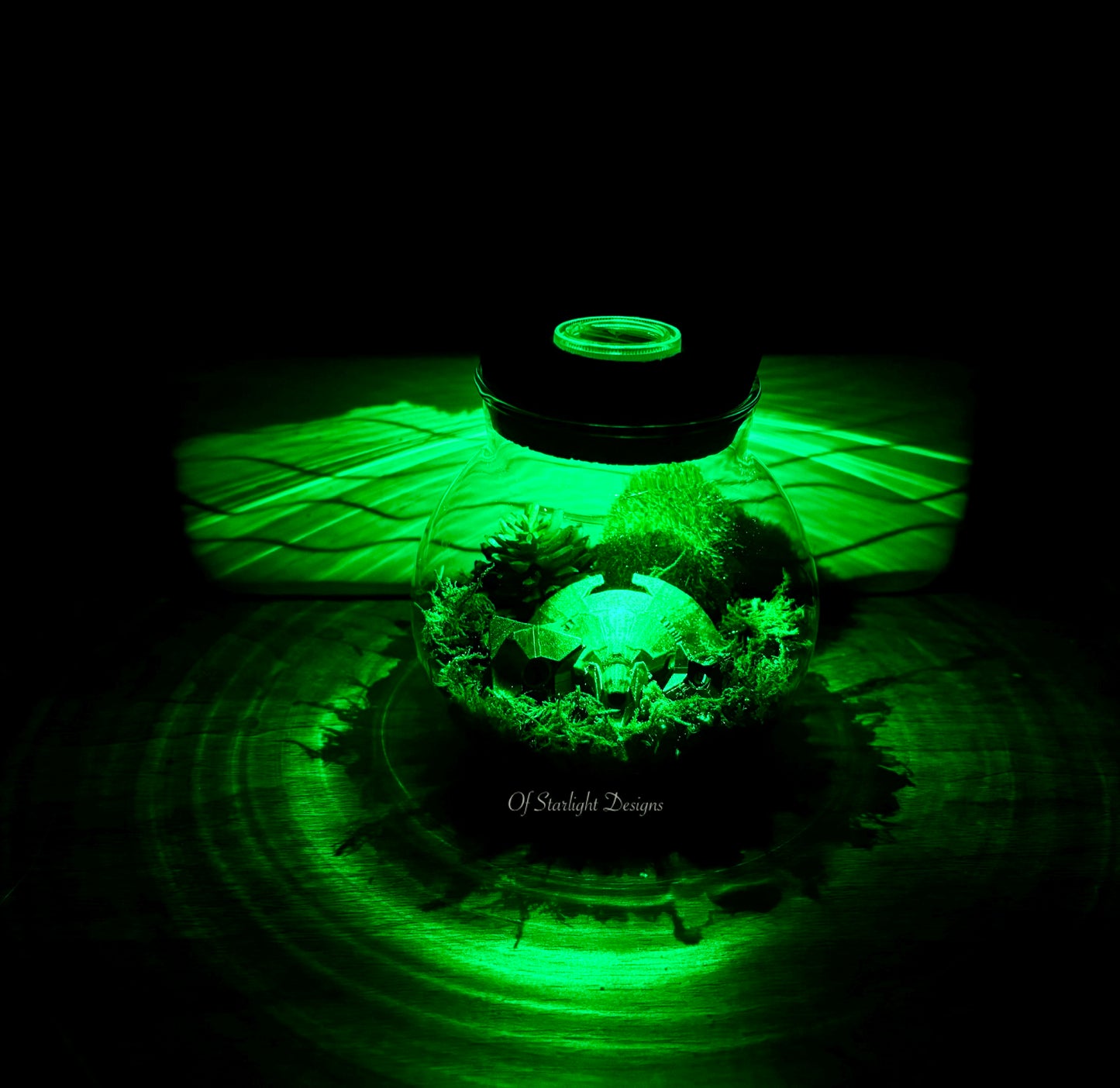 Black Garden Light Light Orb