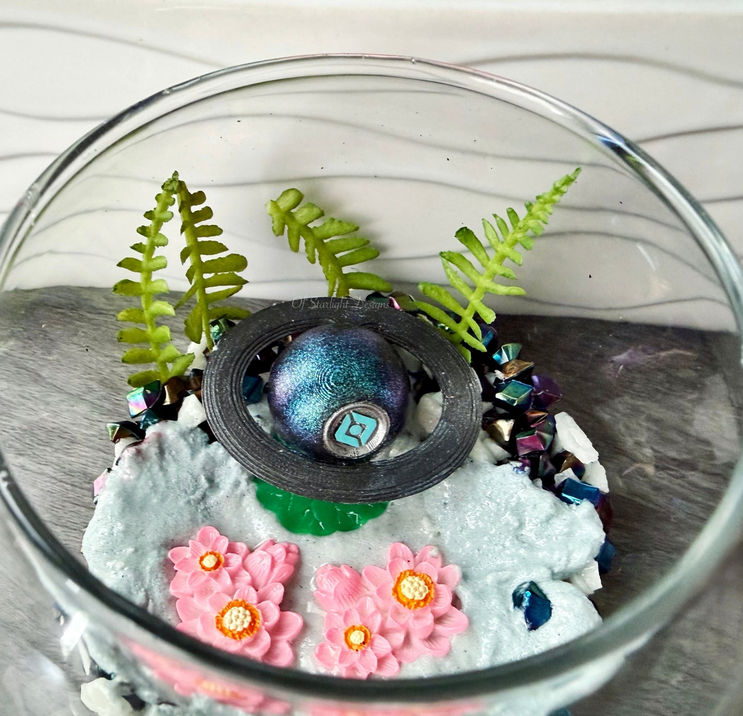 Meditation Pond Little Light Glass Orb