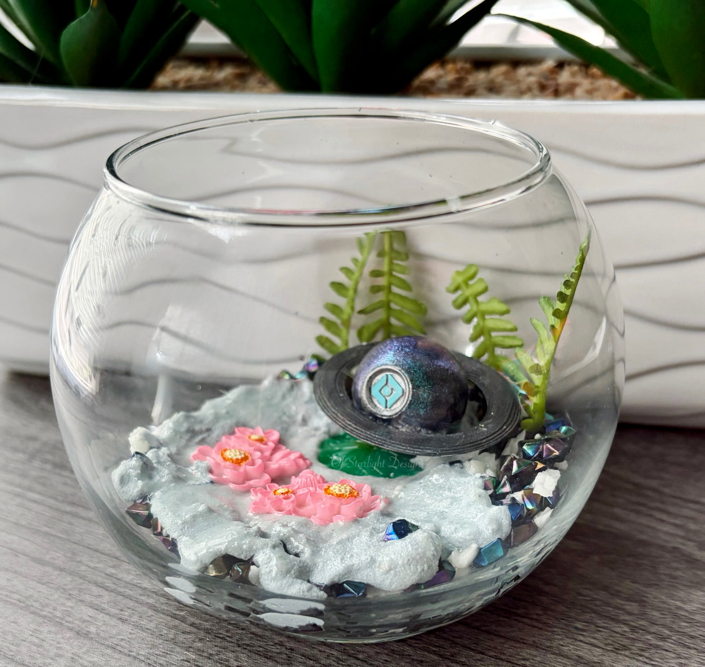 Meditation Pond Little Light Glass Orb