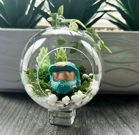 Teal MIA Succulent Orb
