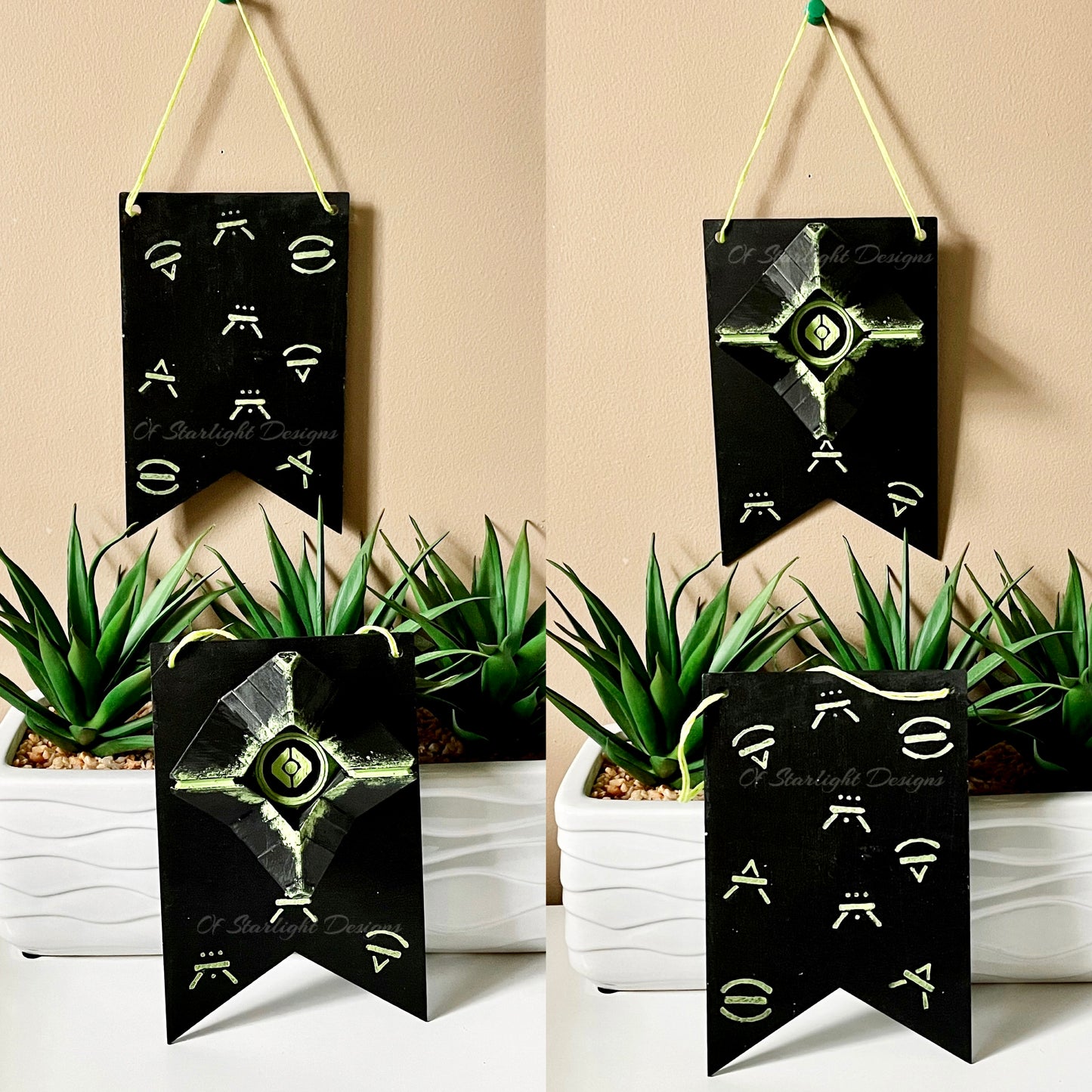 Hive Ghost Hanging Banner Signs