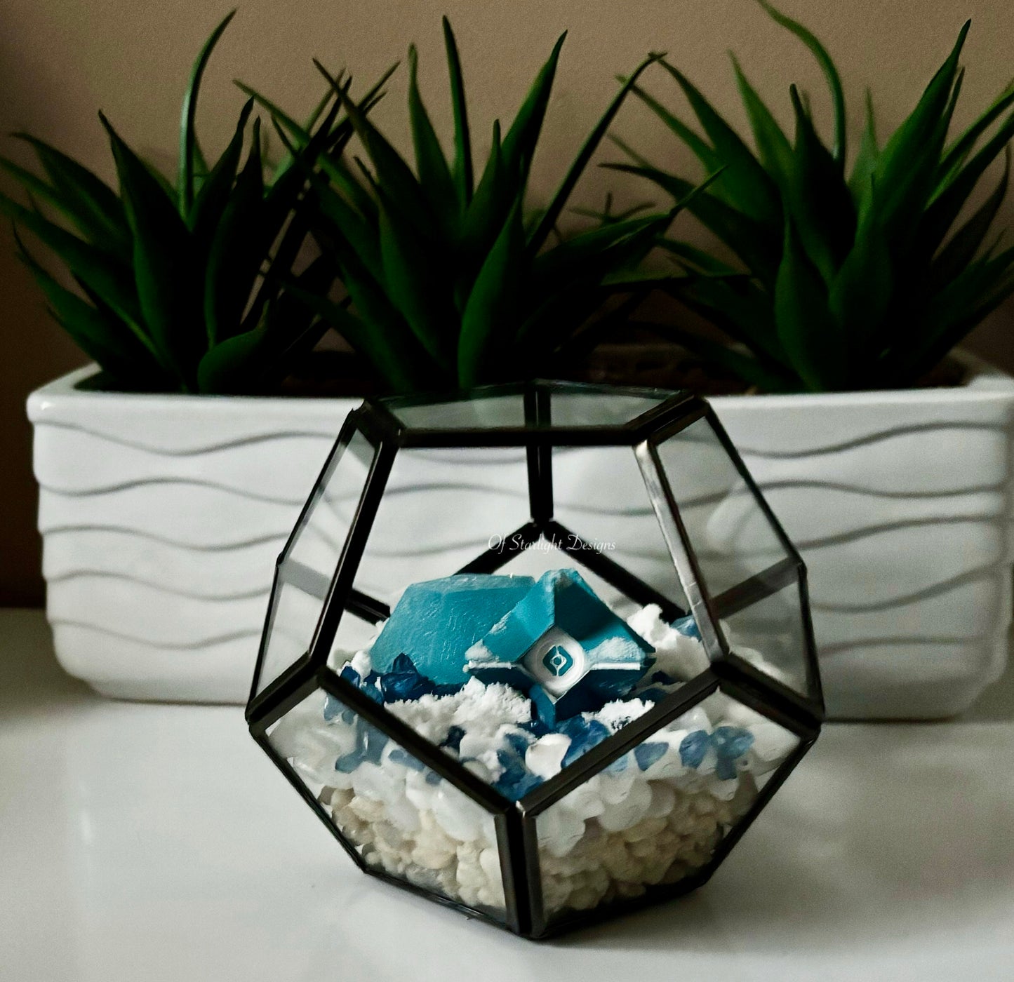 Snowy Little Light Terrarium