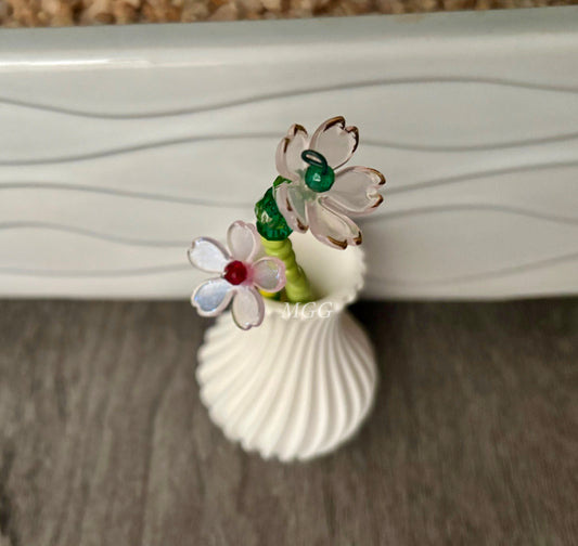 Light Pink Blossom Beaded Flowers