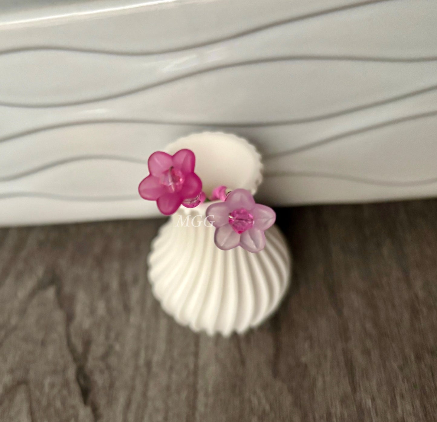 Pink Beaded Flowers