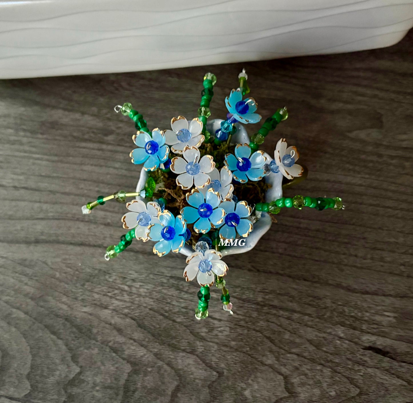 Blue Flower Tea Cup
