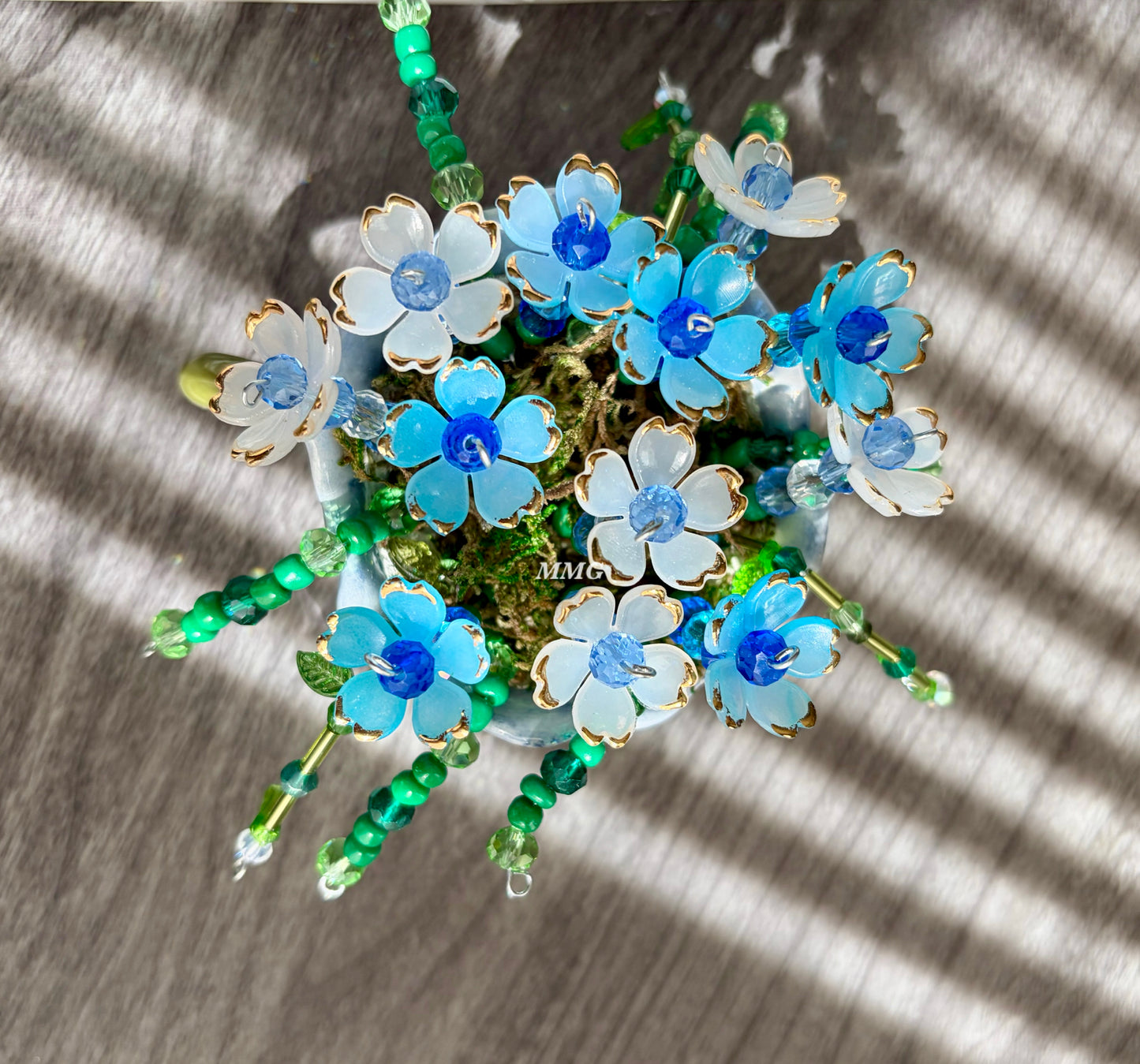 Blue Flower Tea Cup