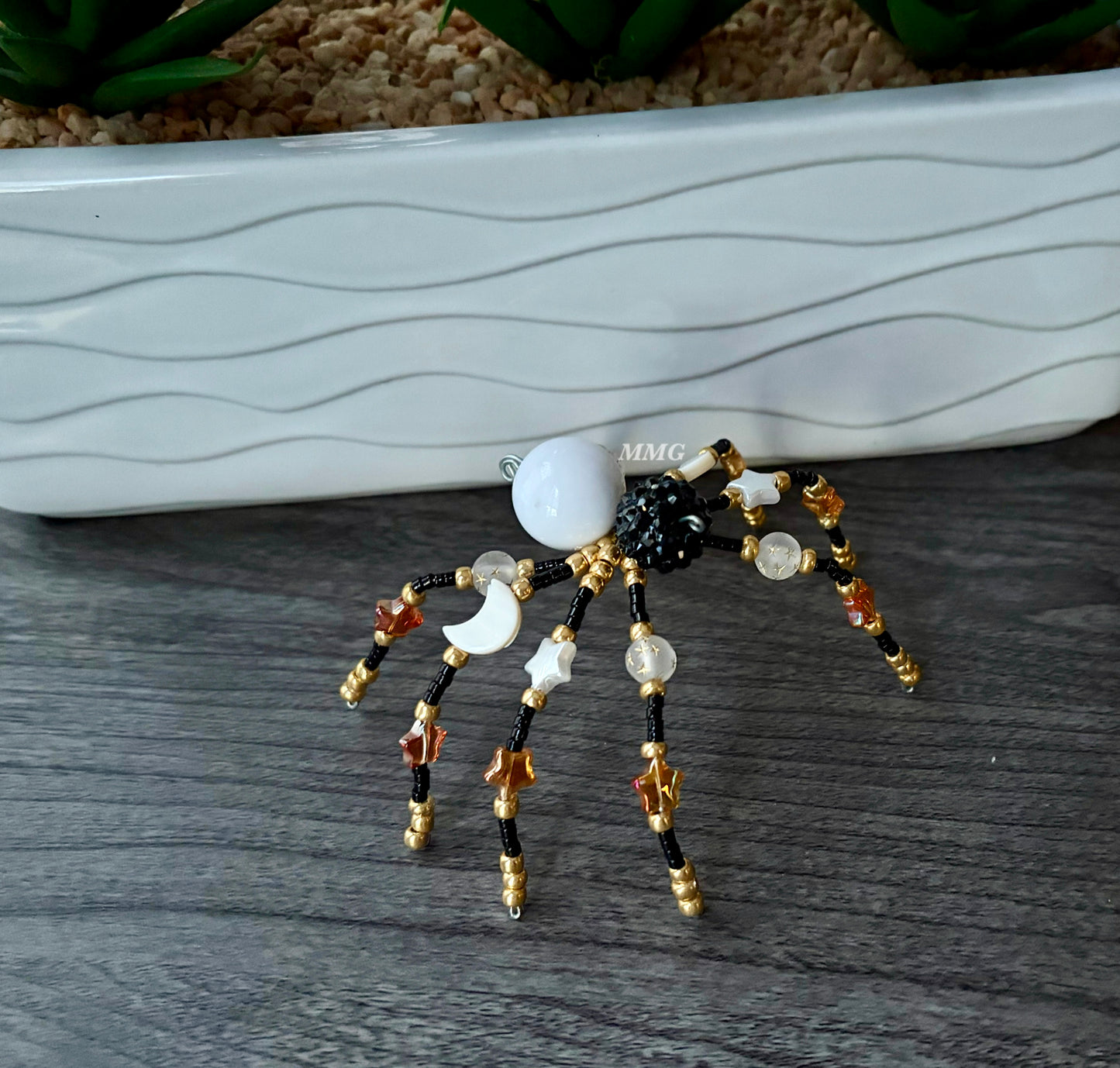 Beaded Space Spiders