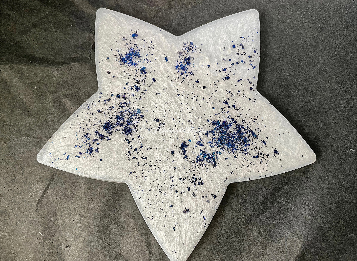 Two-Toned Star Resin Coasters