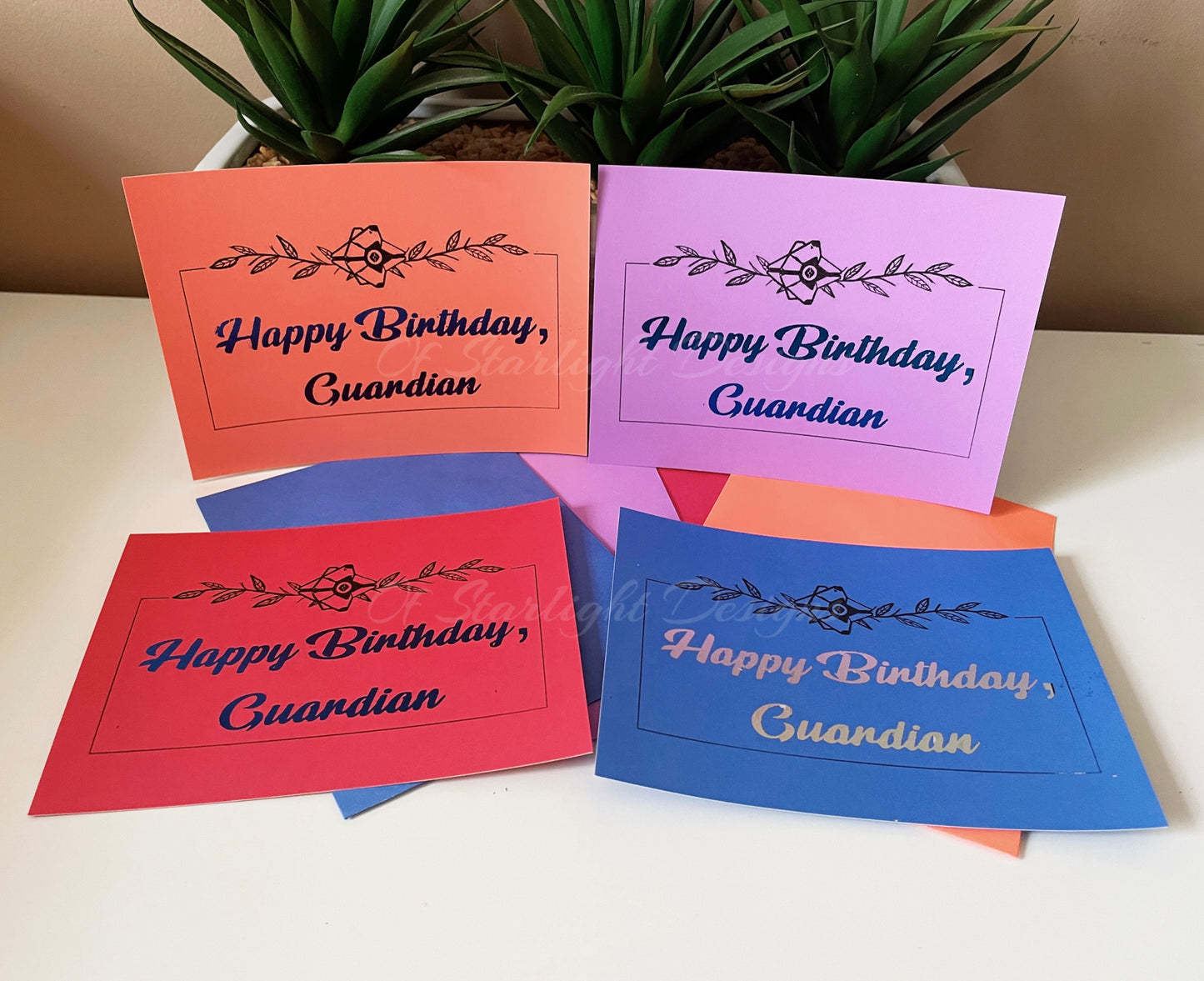 Happy Birthday Guardian Card Packs